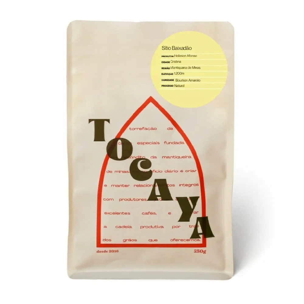 Café Tocaya Sítio Baixadão em grãos 250 g - Imagem 1