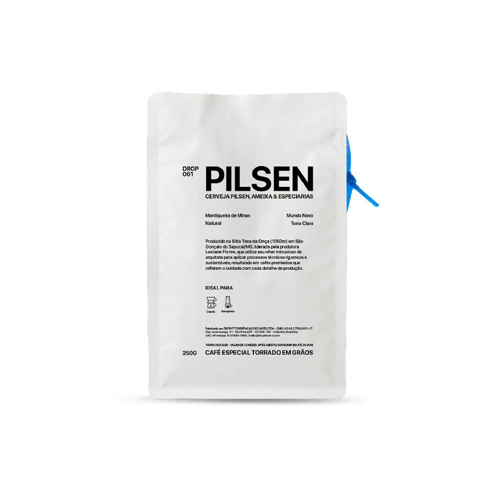 Café DROPIT Pilsen em grãos 250 g - Imagem 2