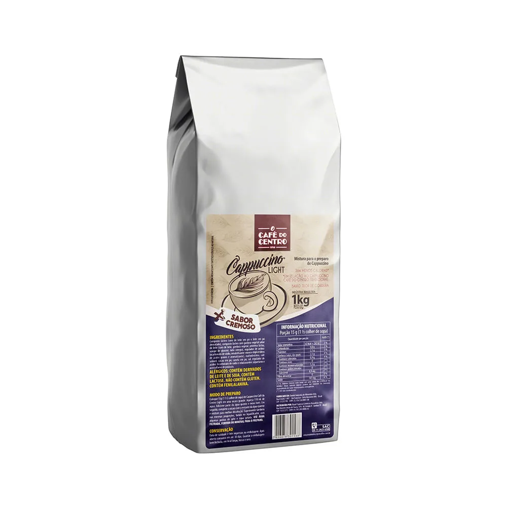 Cappuccino Café do Centro Light 1kg