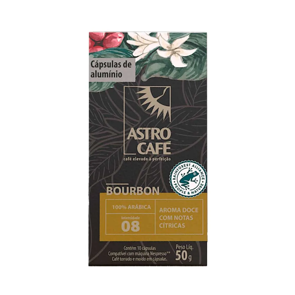 Café Astro Bourbon em cápsulas 10 unidades - Imagem 1