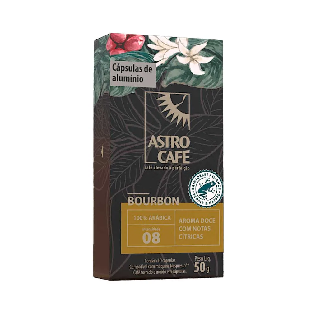 Café Astro Bourbon em cápsulas 10 unidades - Imagem 2