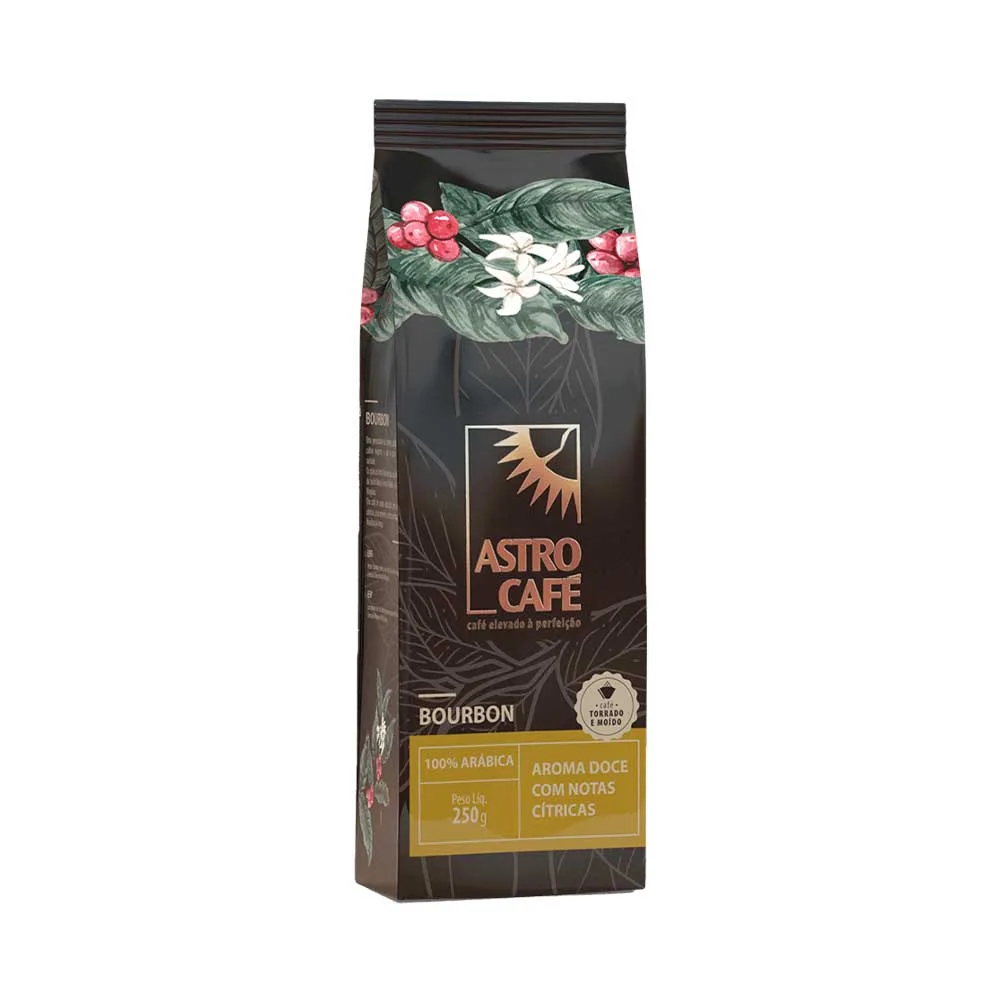 Café Astro Bourbon moído 250 g