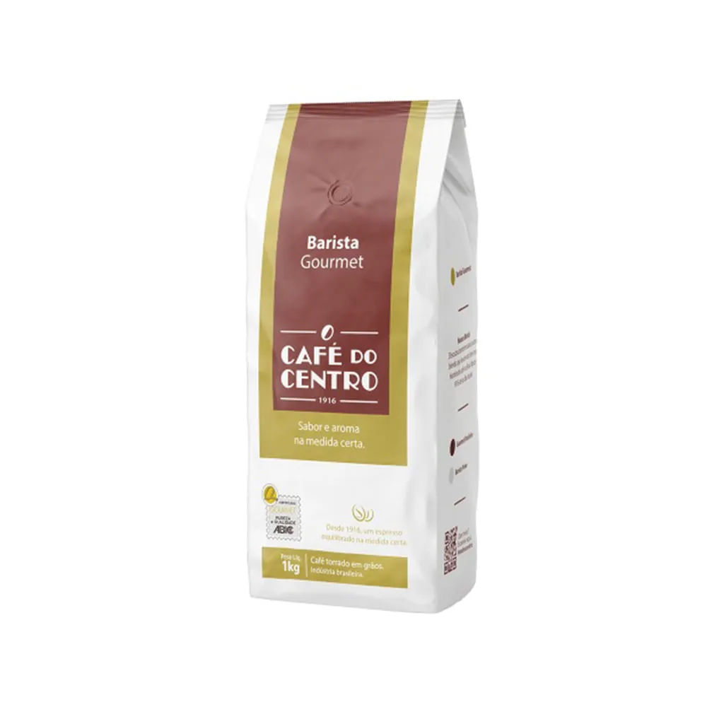 Café do Centro Barista Gourmet em grãos 1 kg - Imagem 2